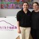 Rachel Dewhurst and Eden Bradford from Canobolas Kids Health have opened up about the paediatric health crisis. Picture by Carla Freedman