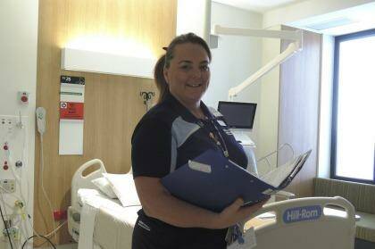 Box Hill Hospital nursing health assistant Lorraine McDonald switched from hospitality to health.