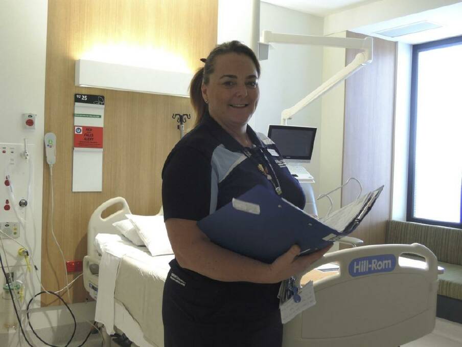 Box Hill Hospital nursing health assistant Lorraine McDonald switched from hospitality to health.