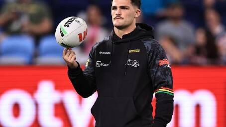 Penrith have pulled superstar Nathan Cleary out of the match against South Sydney. (Mark Evans/AAP PHOTOS)