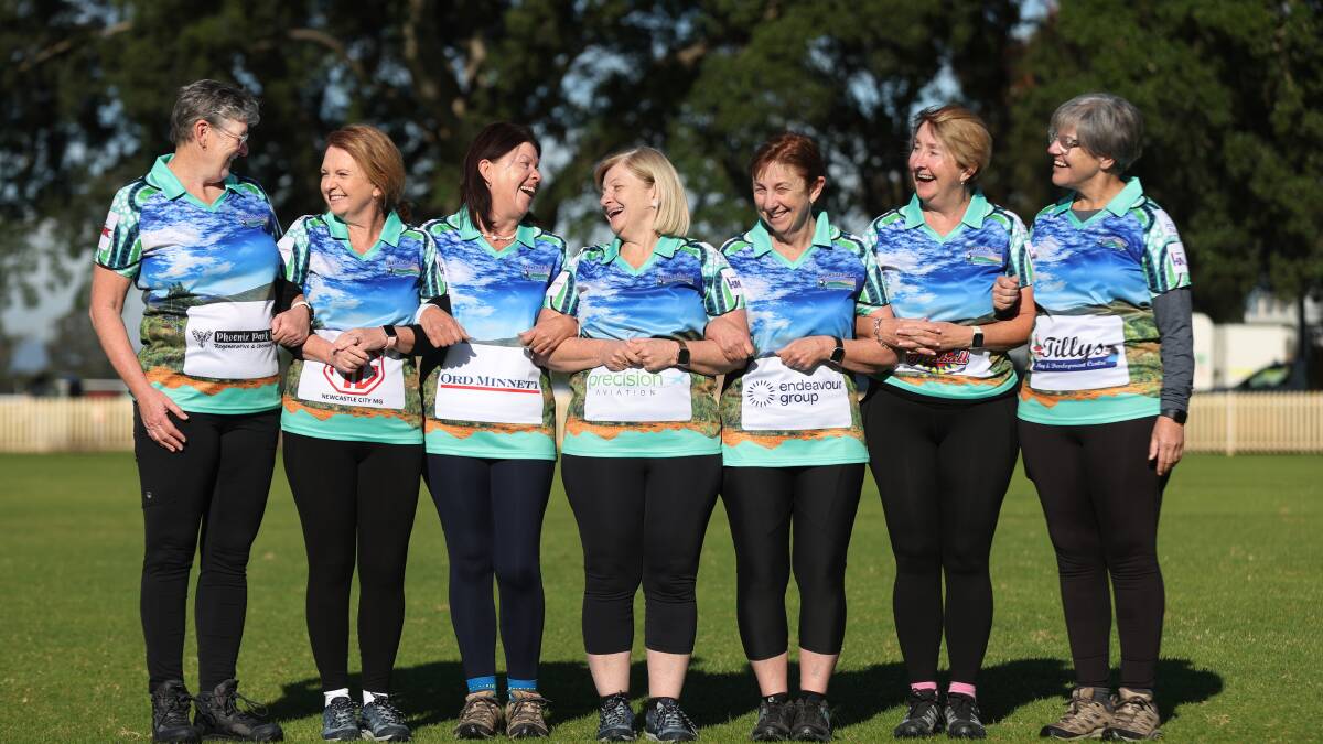 From left Jen Hughes of Newcastle, Jodi Cooper of Newcastle, Julie Fort of Paterson, Jenny's Place community relations coordinator Donna George of Maitland, Sharon Cameron of Maitland, Lesley Slevin of Newcastle and Nicole Eslick of Paterson. Picture by Simone De Peak
