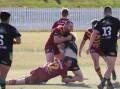 Dungog Warriors coach Jackson Partridge in their game against Hamilton. Picture supplied