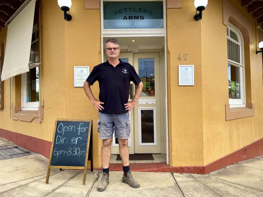 Settlers Arms owner Martin Mackay.