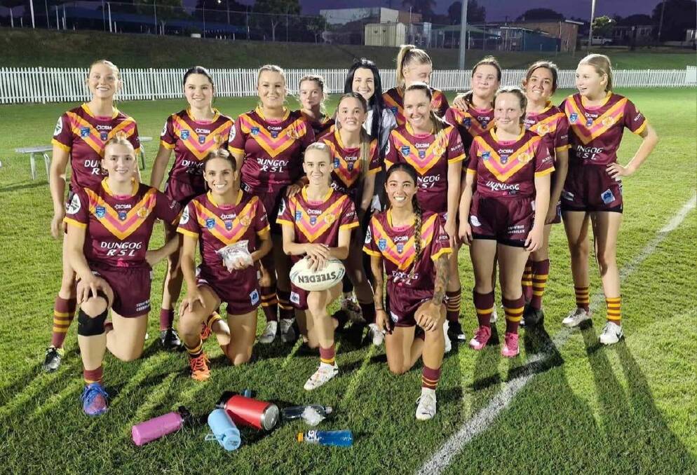 Dungog's Ladies League Tag Team. Picture supplied