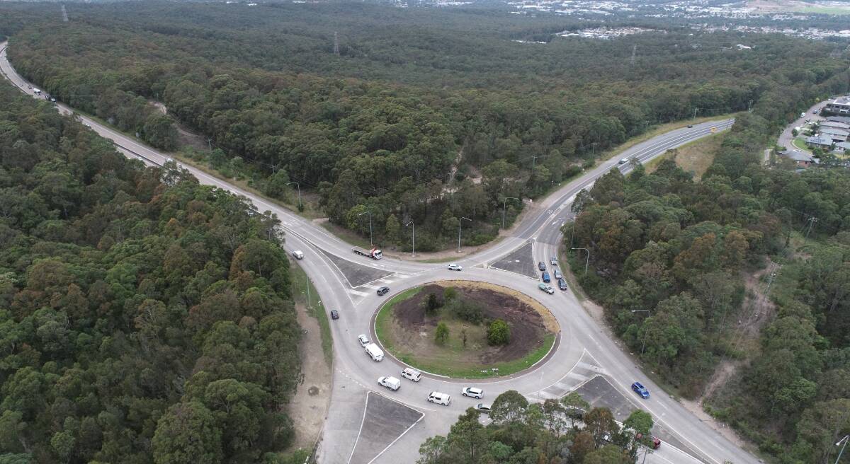 The Minmi Road intersection with Newcastle Link Road at Cameron Park. Picture supplied 