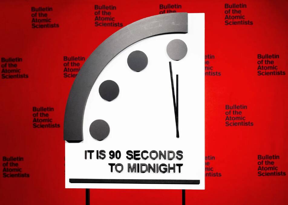 The Doomsday Clock was set at 90 seconds to midnight in 2023.