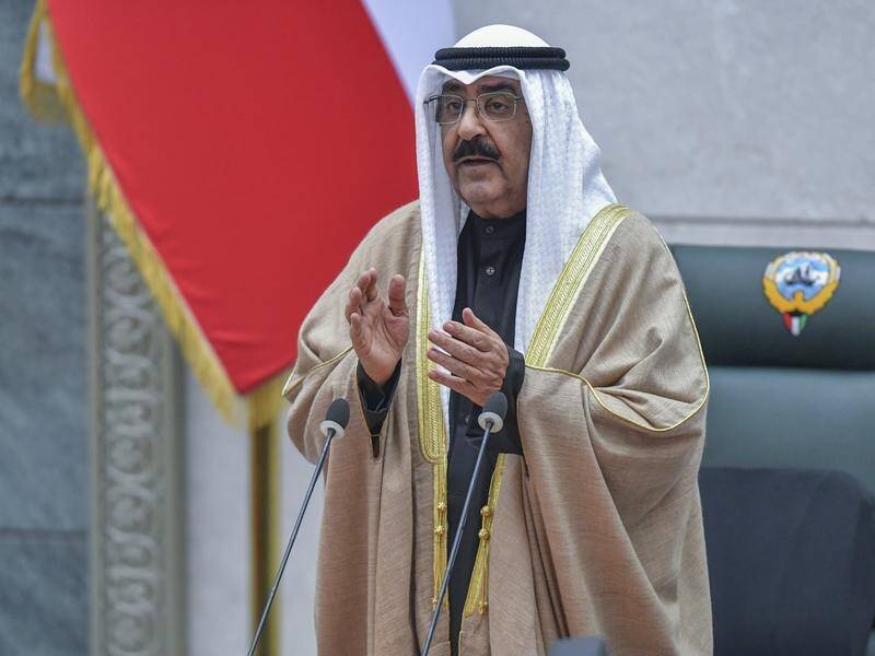 Kuwait's new Emir Sheikh Meshal al-Ahmad al-Sabah came to power in December. (AP PHOTO)